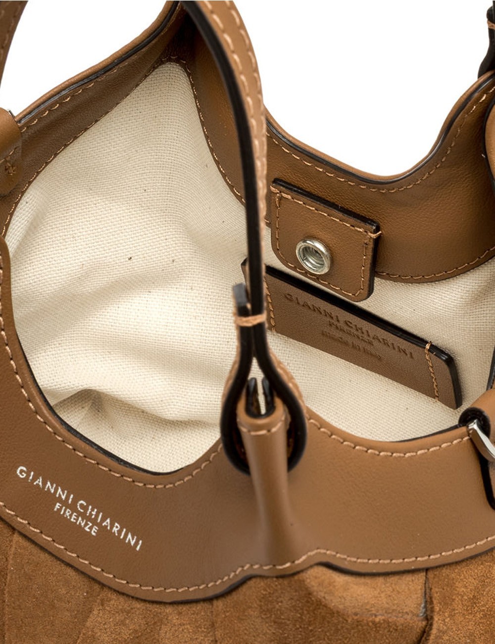 Borsa a mano piccola DUA CARAMEL