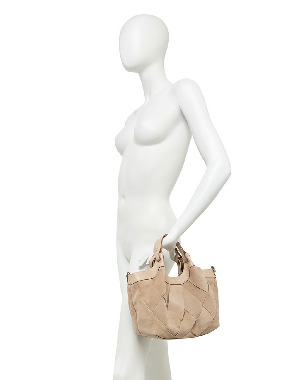 Borsa a spalla media DUA CARAMEL