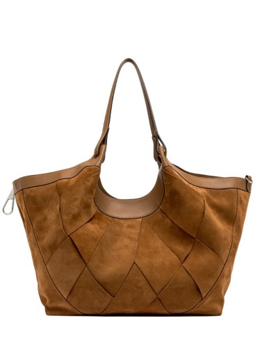 Borsa a spalla grande DUA CARAMEL