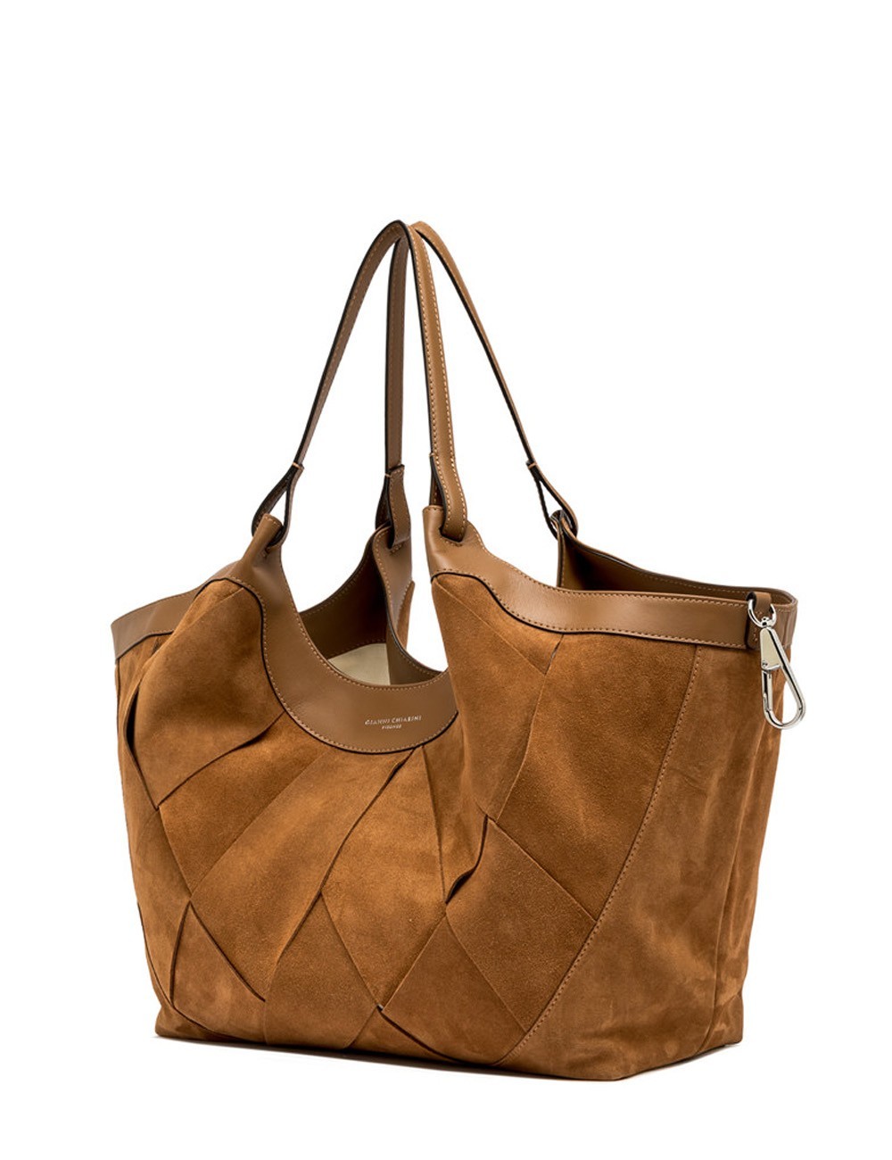 Borsa a spalla grande DUA CARAMEL