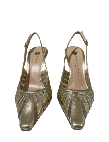 Slingback ADE Luxor platino