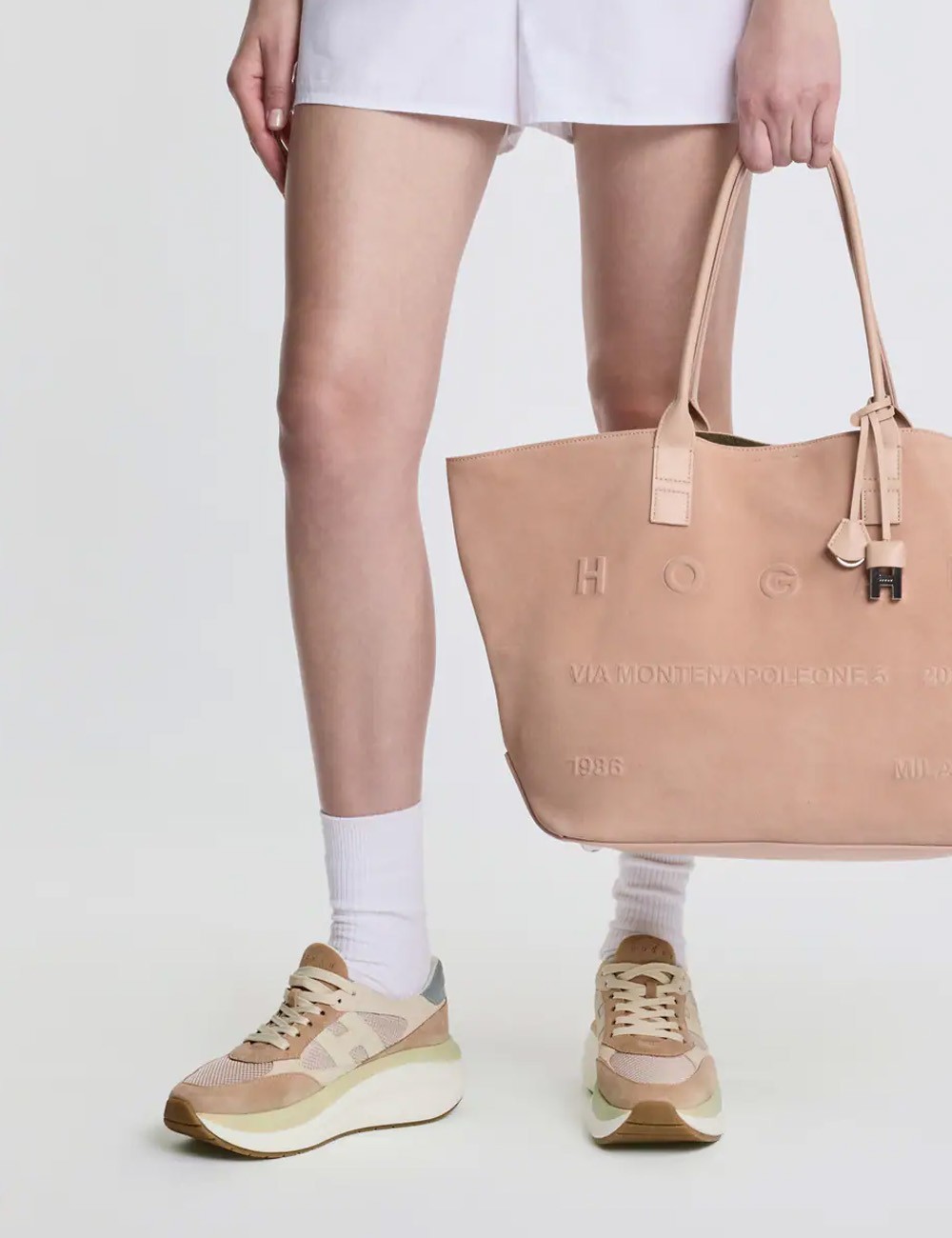 Sneakers Maxi I Active Azzurro Rosa Beige