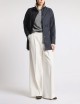 Virginia Coat in Popeline Tecnico blu