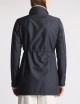 Virginia Coat in Popeline Tecnico blu