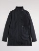 Virginia Coat in Popeline Tecnico blu