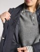 Virginia Coat in Popeline Tecnico blu