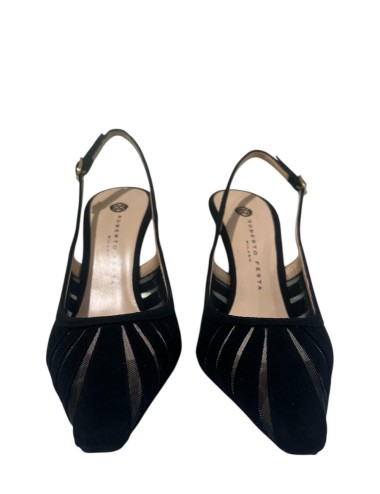 Slingback ADE scamoscita nera
