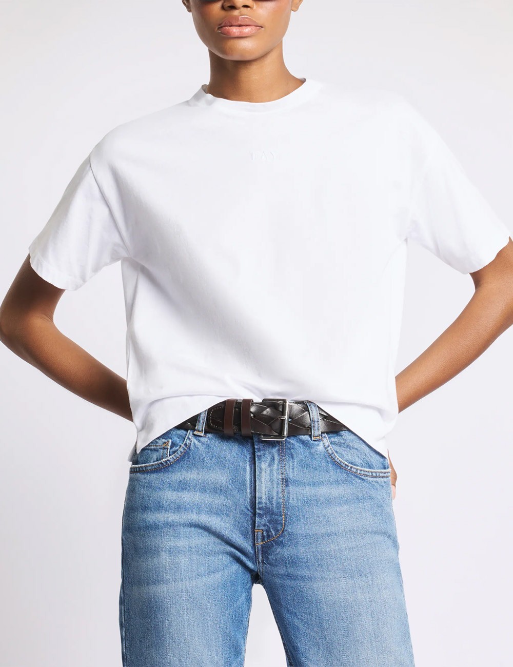 T-shirt in Jersey white