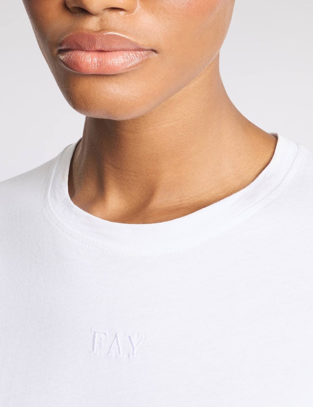 T-shirt in Jersey white