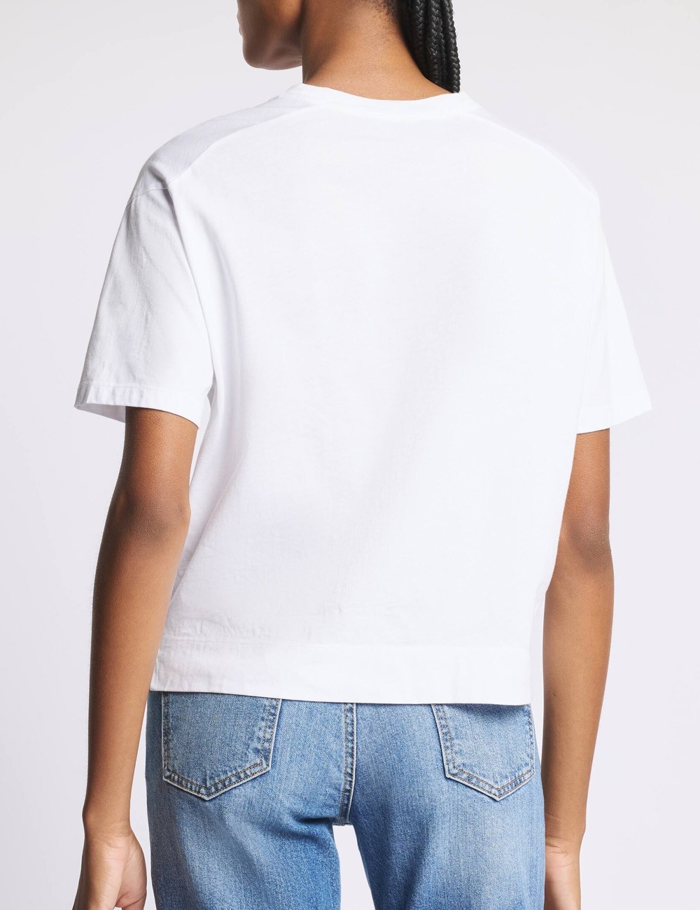 T-shirt in jersey bianca