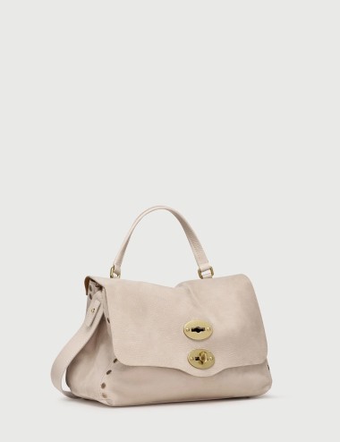 BORSA POSTINA® SMALL IN NABUK BEIGE MALVA