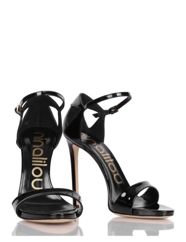 Sandalo Micol in vernice nera