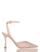 Décolleté AMY 90 in nappa cipria