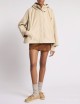 Parka Corto in Popeline Tecnico beige