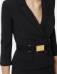 Technical bi-elastic fabric jacket black
