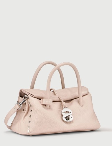 BORSA DOTTA® SMALL IN PELLE MARTELLATA PINK CALLAS