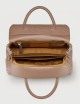 SOTTA® SMALL BAG IN HAMMERED LEATHER IN BROWN RIBOLLA