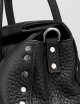 BORSA DOTTA® BABY IN PELLE MARTELLATA BLACK NERO