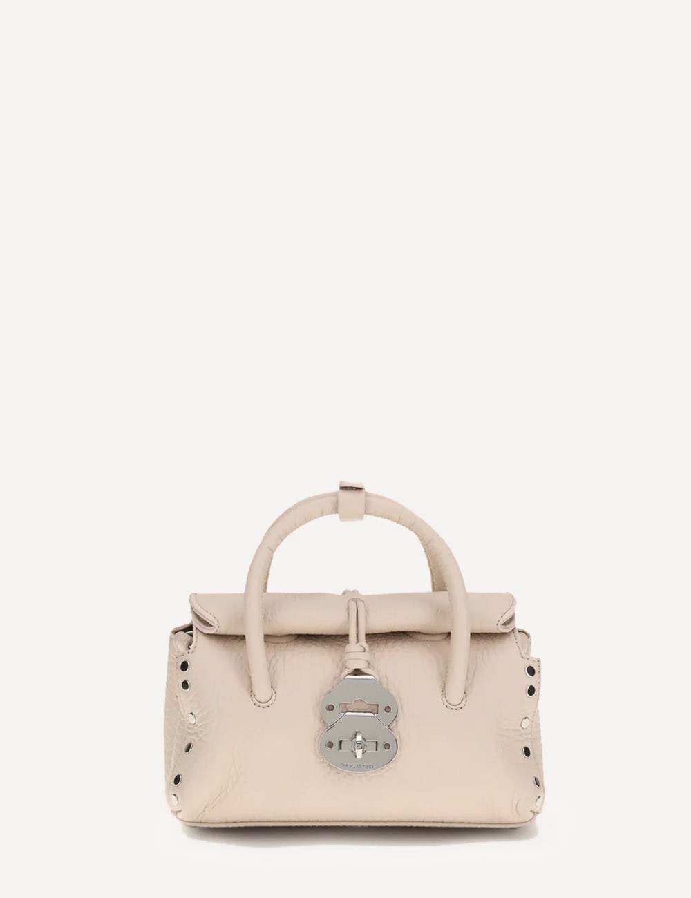 DOTTA® BABY BAG IN HAMMERED LEATHER PINK CALLAS