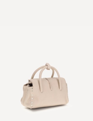 DOTTA® BABY BAG IN HAMMERED LEATHER PINK CALLAS