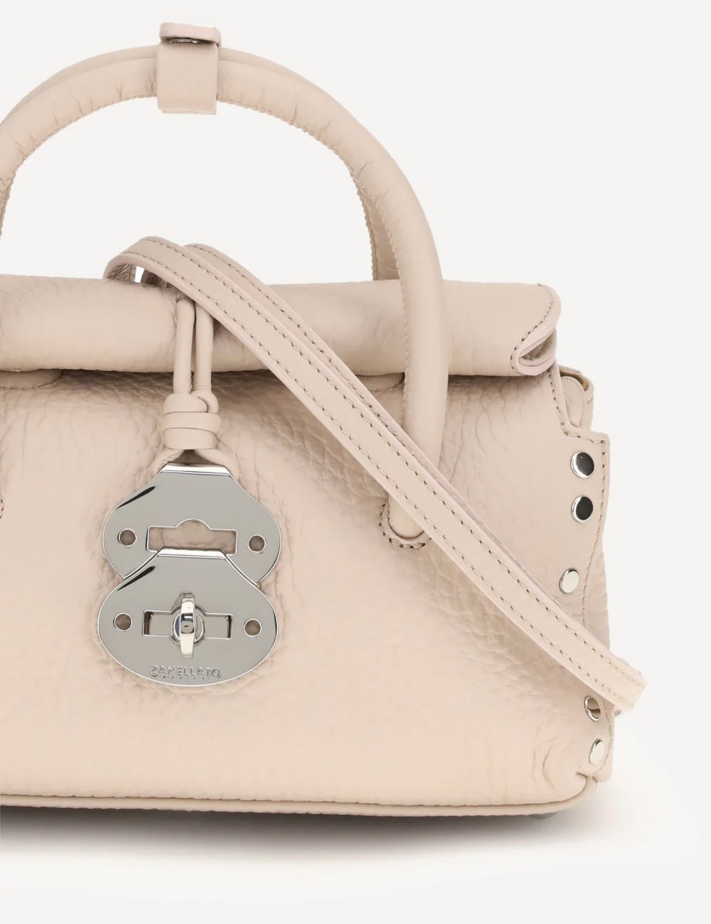 BORSA DOTTA® BABY IN PELLE MARTELLATA PINK CALLAS