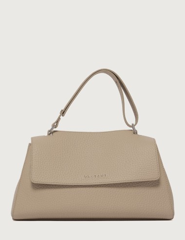 Borsa Sveva Longuette Soft in pelle con tracolla sabbia