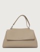 Borsa Sveva Longuette Soft in pelle con tracolla sabbia