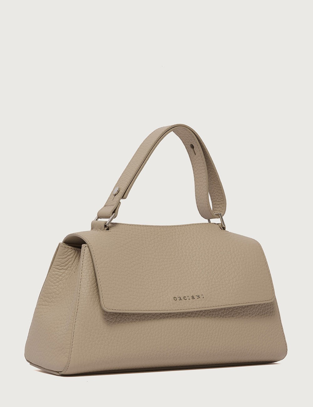 Borsa Sveva Longuette Soft in pelle con tracolla sabbia