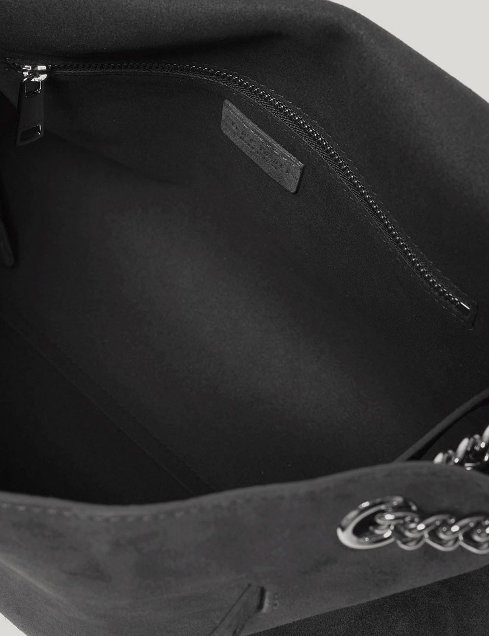 Borsa Venus Peach Midi a spalla in suede sabbia