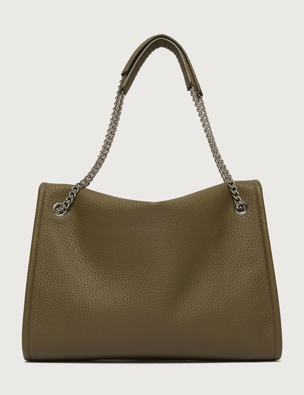 Borsa Venus Soft Midi a spalla in pelle martellata oasi