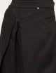 Pantaloni a gamba larga a strati nero