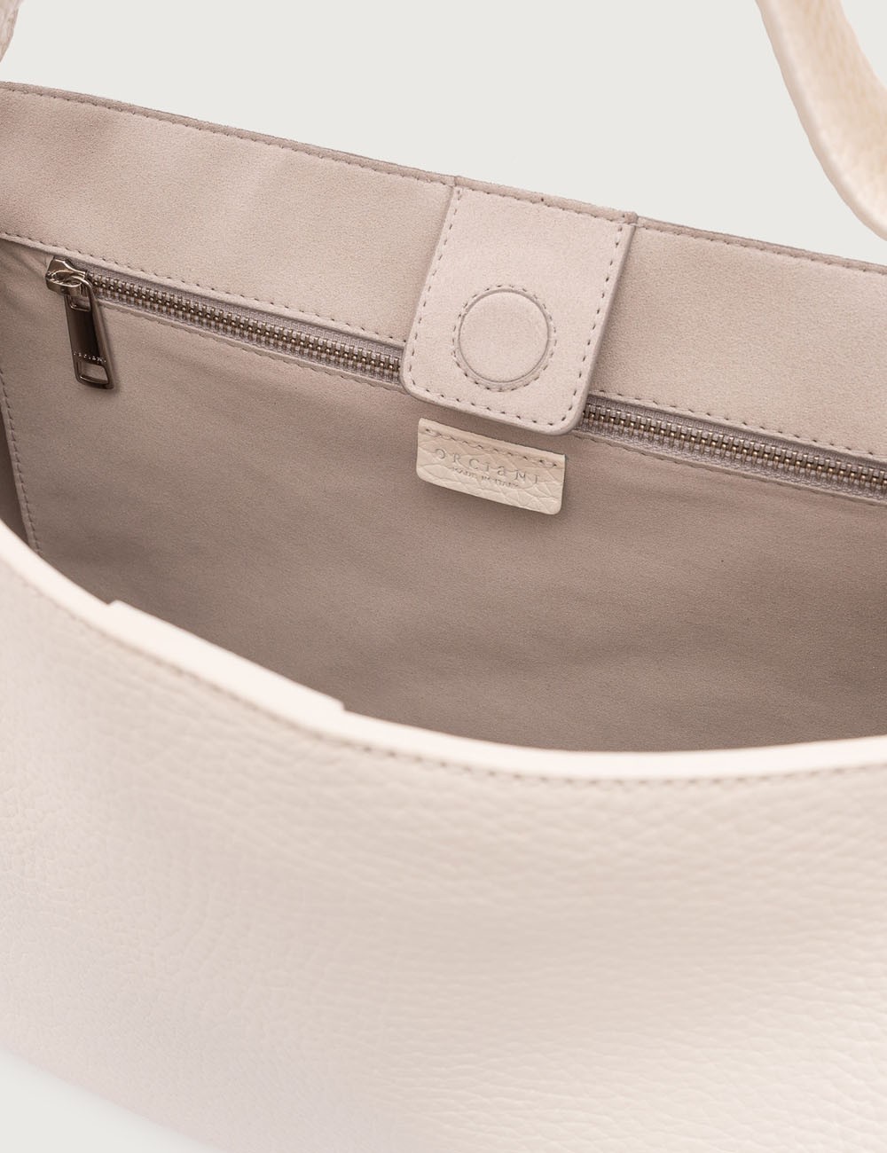 Sveva Soft large leather shoulder bag with strap