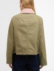 Giacca corta casual Beadnell Bleached Olive / Ancient / Gardenia