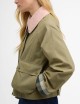 Cropped Beadnell Casual Jacket Bleached Olive / Ancient / Gardenia
