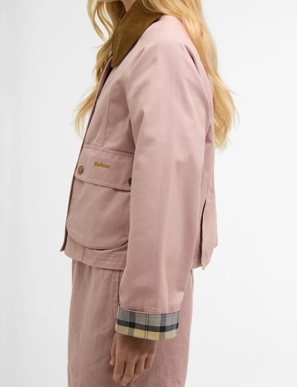 Cropped Beadnell Casual Jacket Gardenia / Dress / Beige