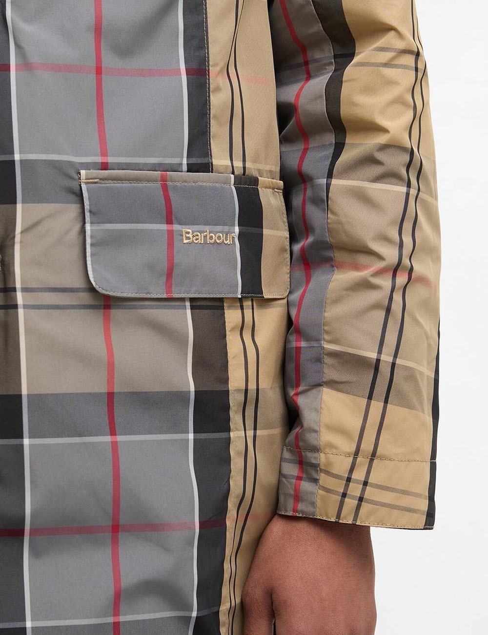 Giacca impermeabile reversibile Babbity Black/Dress Tartan