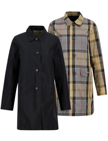 Babbity Reversible Showerproof Jacket Black/Dress Tartan