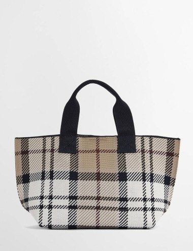 Borsa tote mini in tartan Layla Rosewood Tartan