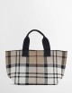 Layla Tartan Mini Tote Bag Rosewood Tartan