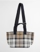 Layla Tartan Mini Tote Bag Rosewood Tartan