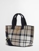Borsa tote mini in tartan Layla Rosewood Tartan