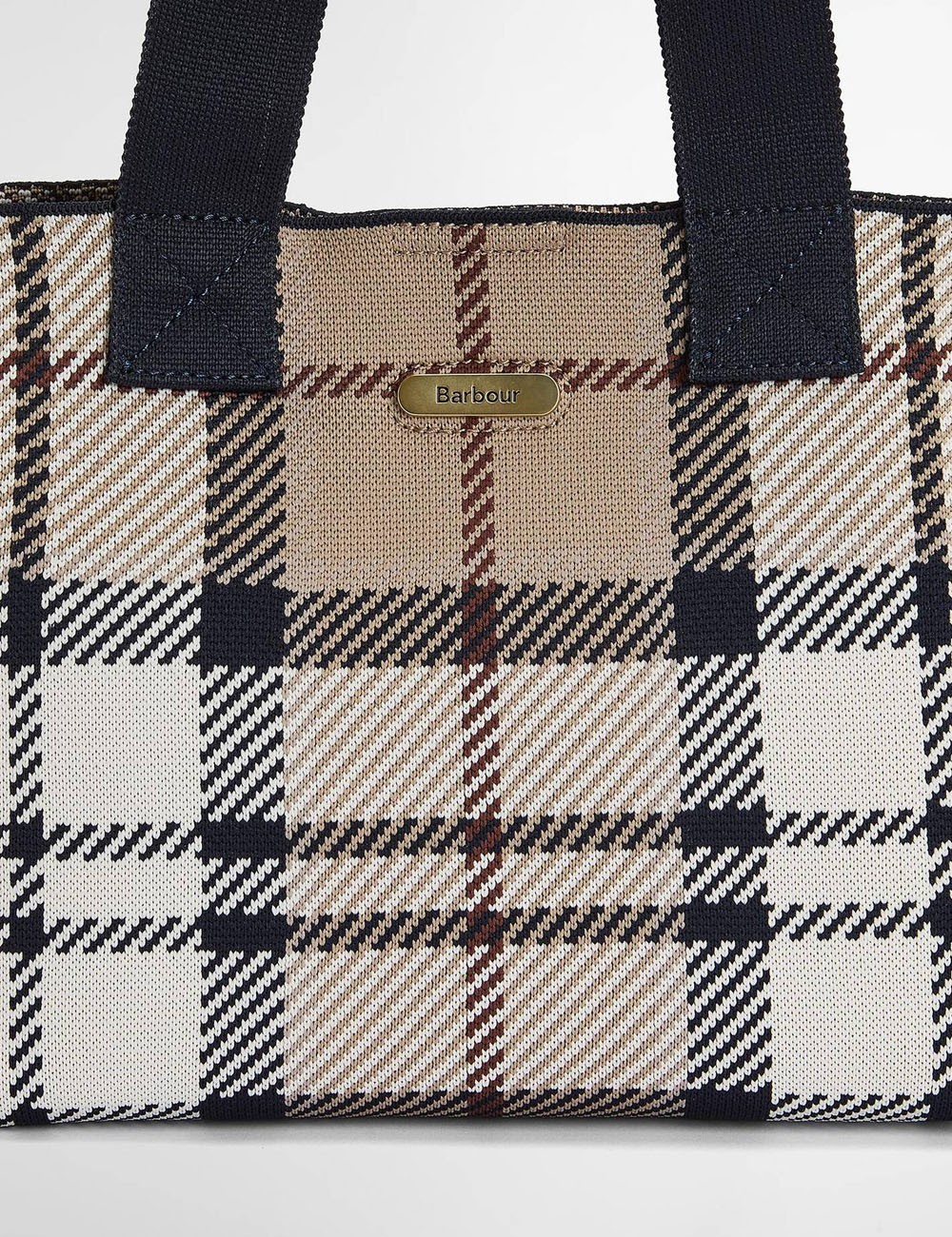 Borsa tote mini in tartan Layla Rosewood Tartan