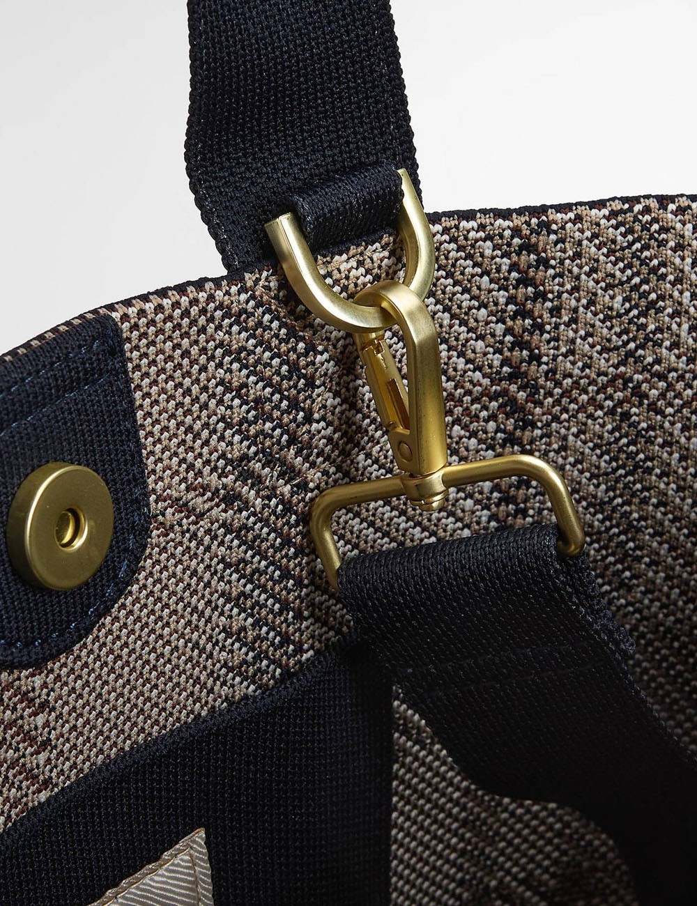 Layla Tartan Mini Tote Bag Rosewood Tartan