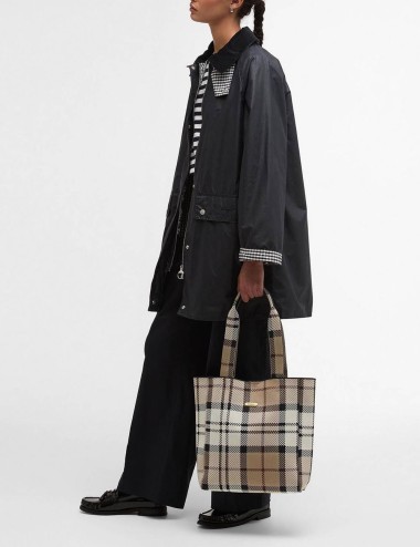 Layla Tartan Shopper Bag Rosewood Tartan