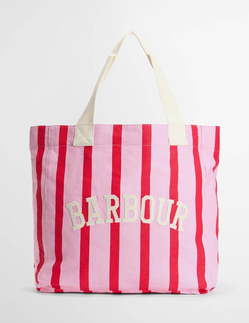 Emily Stripe Tote Bag Cherry Blossom