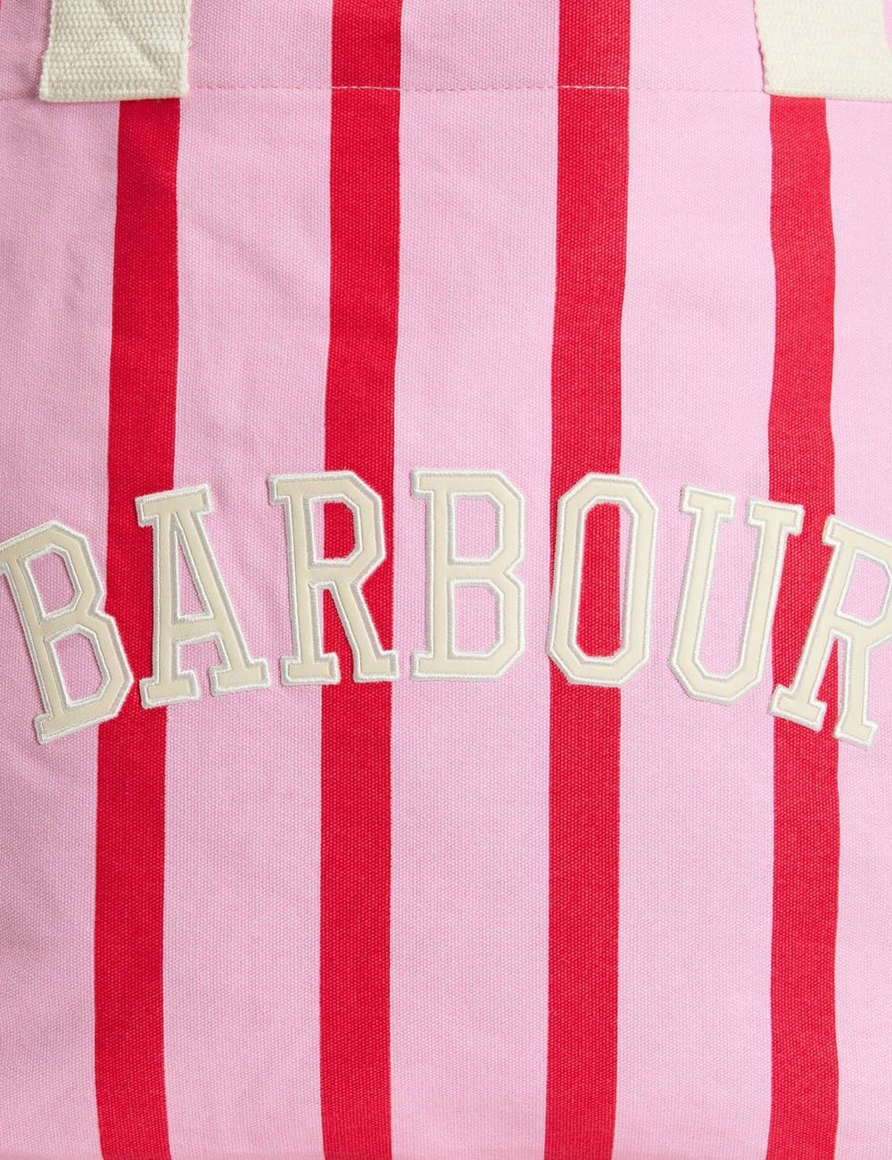 Emily Stripe Tote Bag Cherry Blossom