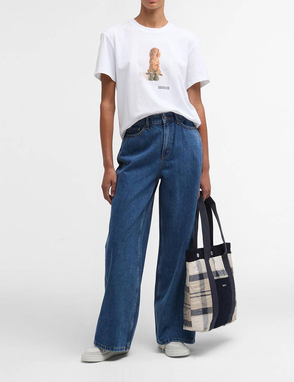 T-shirt con stampa Bedale White