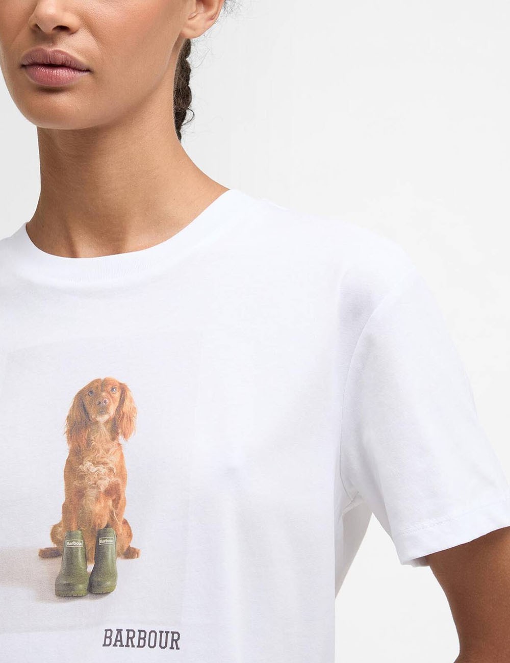 T-shirt con stampa Bedale White