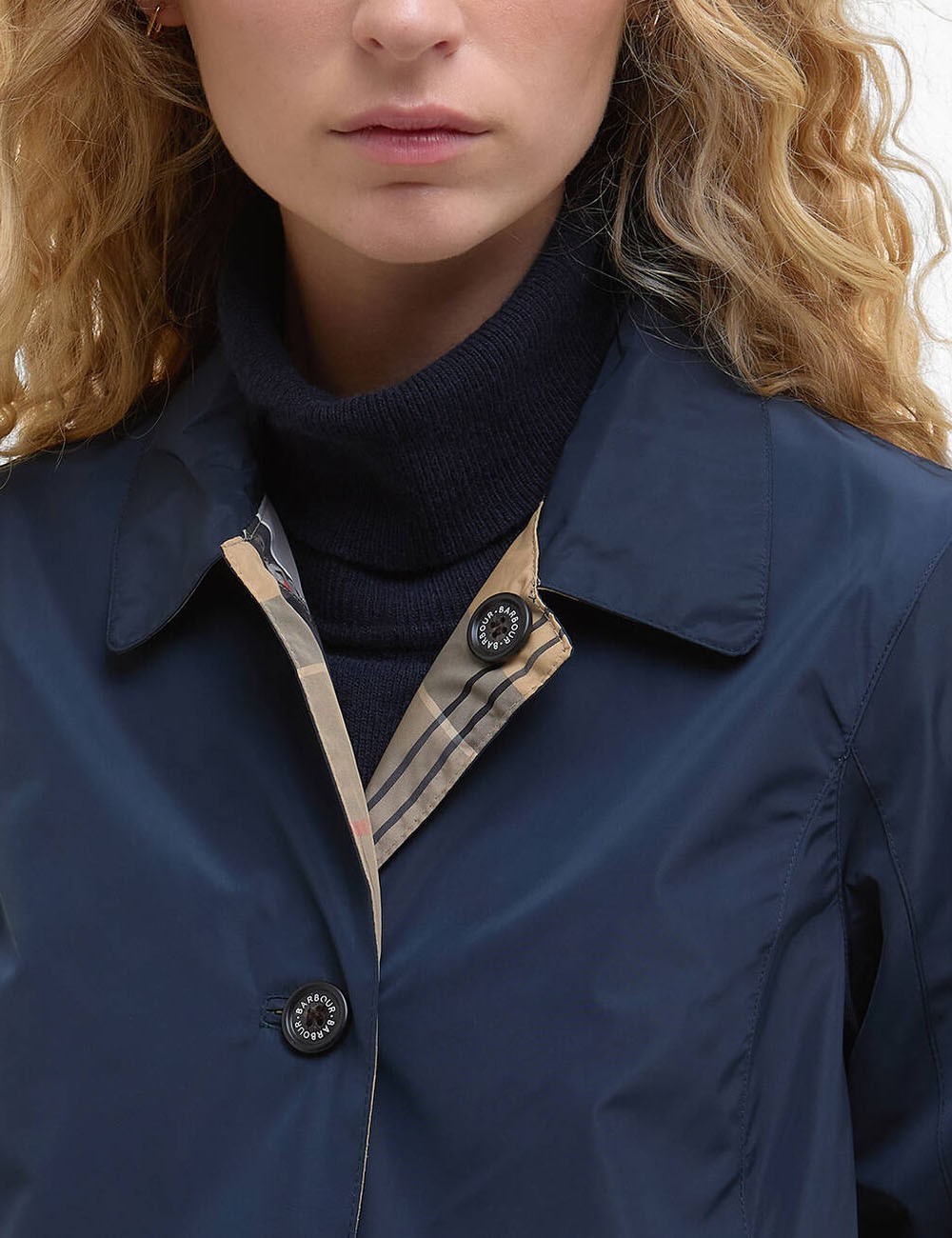 Giacca impermeabile reversibile Babbity Navy/Dress