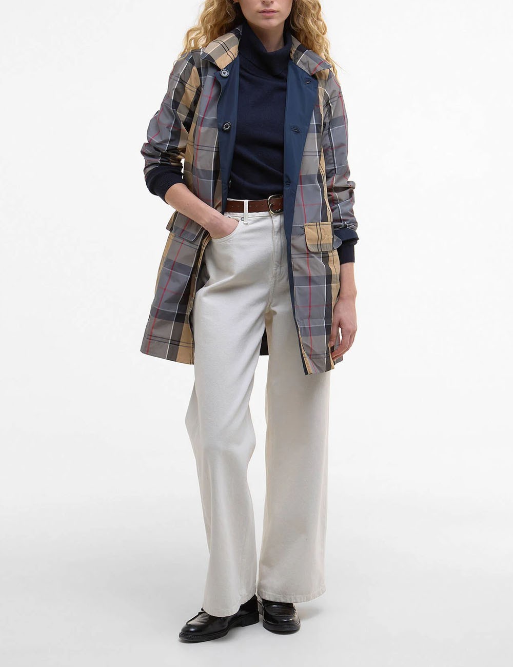 Babbity Reversible Showerproof Jacket Navy/Dress